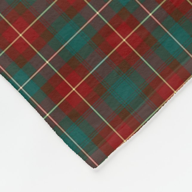 Couverture Polaire Province de tartan d'île Prince Edouard (Coin)