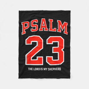 Couverture Polaire Psaume 23 Le Seigneur est mon berger Christian Foo