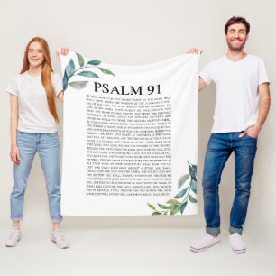 Couverture Polaire Psaume 91 NKJV
