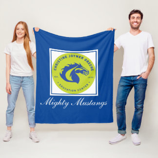 Couverture Polaire Puce puissante Mustangs