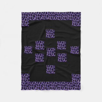 COUVERTURE POLAIRE PURBE GIRAFFE IMPRIMER FLEECE BLANKET