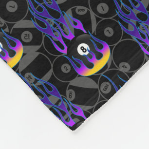 Couverture Polaire Purple Huit Balle