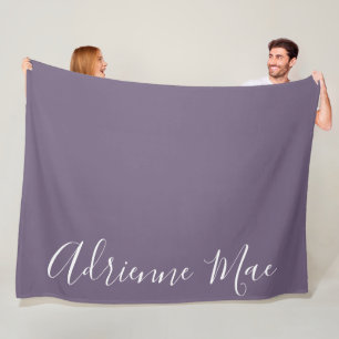 Couverture Polaire Purple tout simplement personnalisé