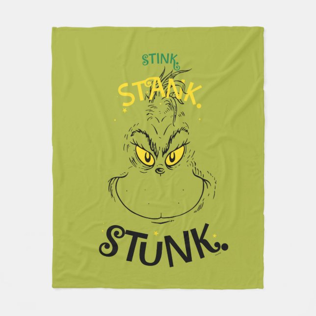 Couverture Polaire Putain Stunk Mister Grinch (Devant)