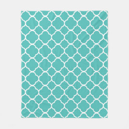 Couverture Polaire Quatrefoil marocain