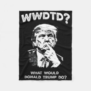 Couverture Polaire Que ferait Donald Trump Wwdtd Drôle Président M