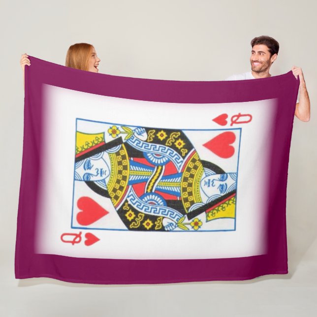 COUVERTURE POLAIRE QUEEN CARD (En situation)