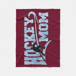 Couverture Polaire Queue sportive de maman d'hockey