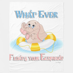 Couverture Polaire Quoi qu'il flotte votre éléphant 4