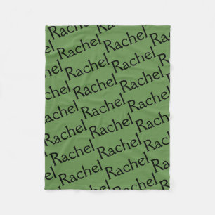 Couverture Polaire Rachel de noir orphelin, tapotement de répétitio