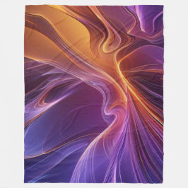 Couverture Polaire Radiant orange purple