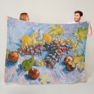 Couverture Polaire Raisins, citrons, poires et pommes, Van Gogh