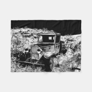 Couverture Polaire Rappelez-vous quand - Camion Vintage
