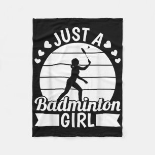 Couverture Polaire Raquette Volant de badminton - Juste Un Badminto