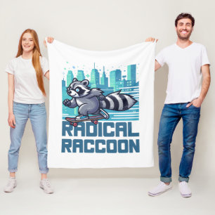 Couverture Polaire Ratons laveurs radical urbain planchiste
