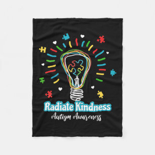 Couverture Polaire Rayonner Kindness Sensibilisation sur l'autisme d'