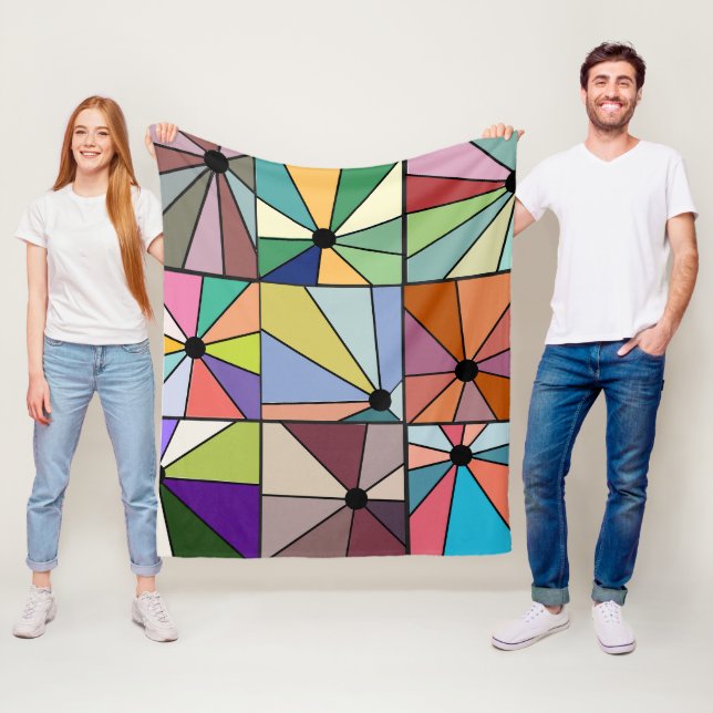 Couverture Polaire Rayons Sun (En situation)