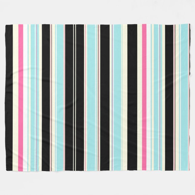 Couverture Polaire Rayures (Devant (Horizontal))