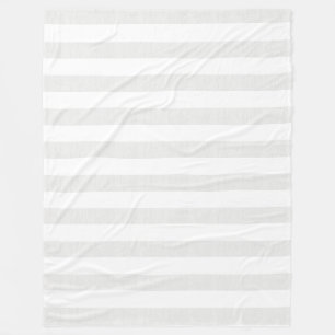 Couverture Polaire Rayures de toile grises molles de regard