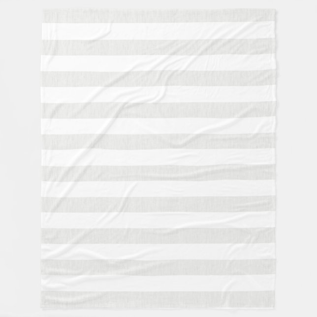 Couverture Polaire Rayures de toile grises molles de regard (Devant)