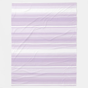 Couverture Polaire Rayures violettes de chardon