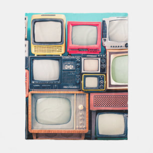 Couverture Polaire Récepteurs TV rétro à partir des années 60, les an