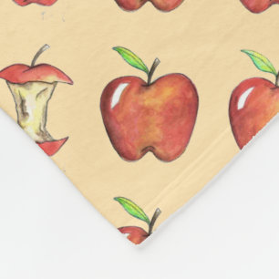 Couverture Polaire Red Delicious Apples Enseignant des fruits