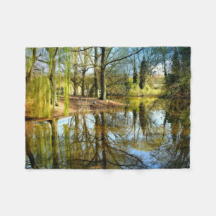 Couverture Polaire Réflexion de l'eau de l'étang-saule
