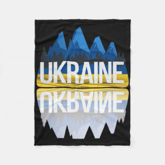 Couverture Polaire Réflexions de montagne d'Ukraine Nature ukrainienn