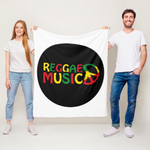 Couverture Polaire Reggae Musique design, reggae art