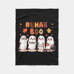 Couverture Polaire Rehab Boo Halloween Amusement Fantôme Thérapie Phy