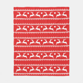 Couverture Polaire Reindeer Romance