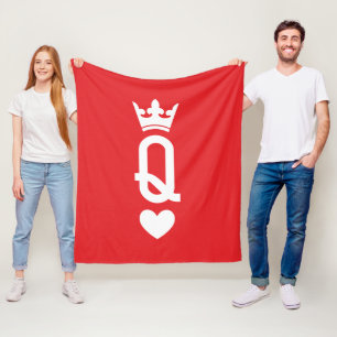 Couverture Polaire Reine des cartes