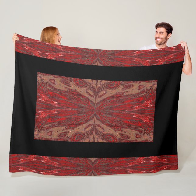 Couverture Polaire Reine Des Papillons 64 (En situation)