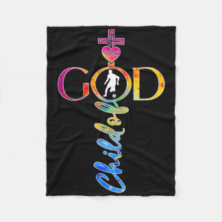 Couverture Polaire Religious Jesus Soccer Child Of God Soccer 