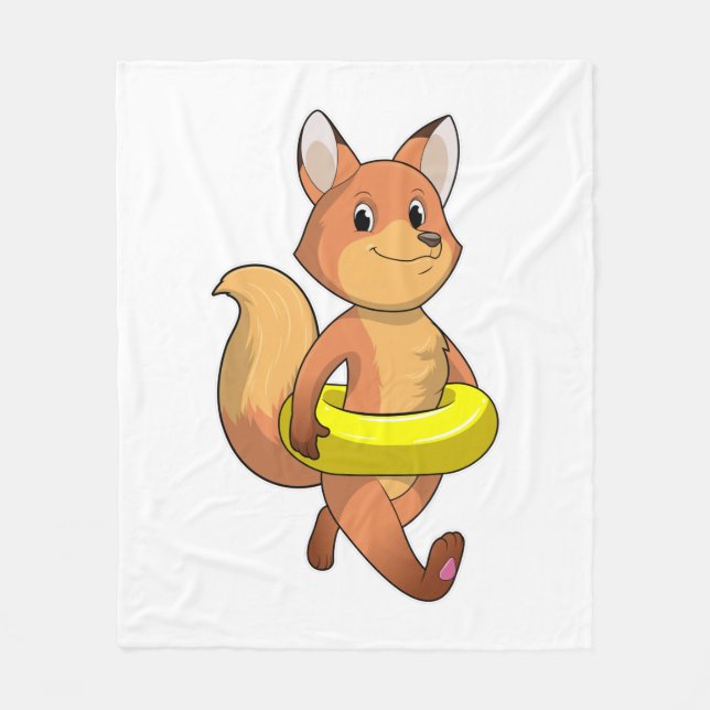 Couverture Polaire Renard avec Lifebuoy (Devant)