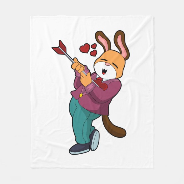 Couverture Polaire Renard marié en costume (Devant)