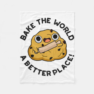 Couverture Polaire Rendez le monde meilleur en cuisinant Mignonne pla
