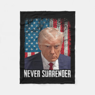 Couverture Polaire Rendez-vous Trump Mug Shot 2024 Président américai