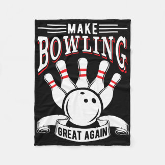 Couverture Polaire Rendre le Bowling super à nouveau drôle Bowler