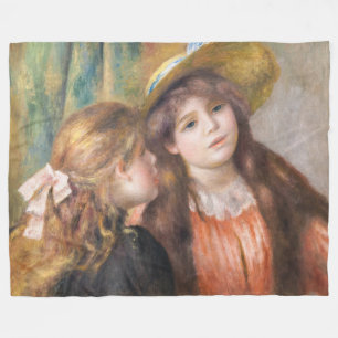 Couverture Polaire Renoir - Portrait de deux petites filles