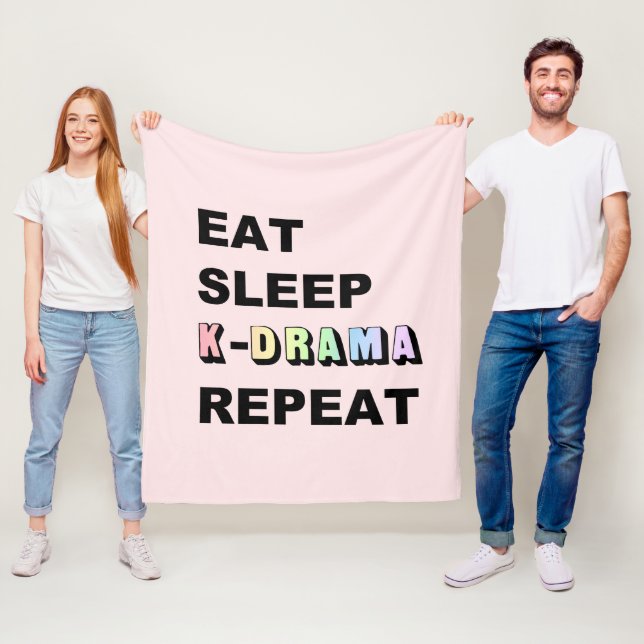 Couverture Polaire Répéter Kdrama Dormir (En situation)