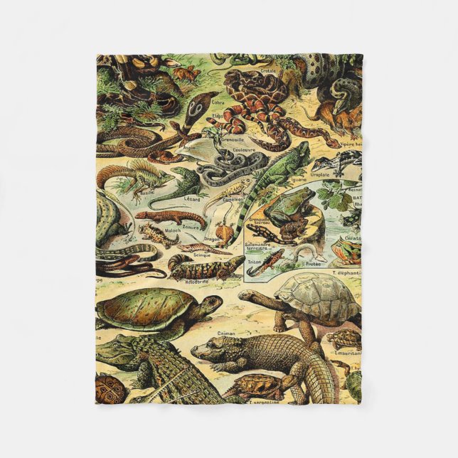 Couverture Polaire Reptiles Millot Adolphe 2 polaire (Devant)