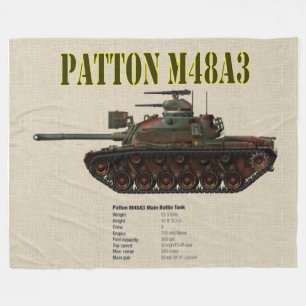 COUVERTURE POLAIRE RÉSERVE PATTON M48A3
