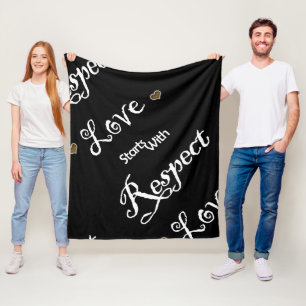 Couverture Polaire Respect d'amour