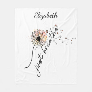 Couverture Polaire Respirer le Dandelion auto-soin Inspiration Yoga