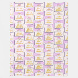 Couverture Polaire Restez Groovy