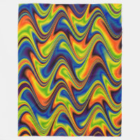 Résumé multicolore ondulé