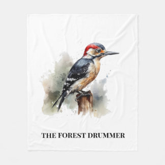 Couverture Polaire Retraite de cabine confortable Forest Drummer