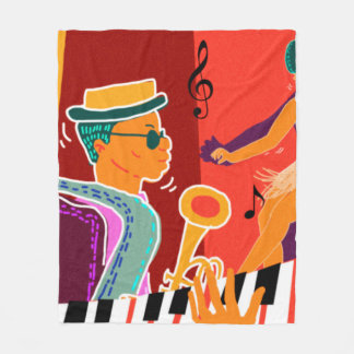 Couverture Polaire Retro contraste festival de musique jazz